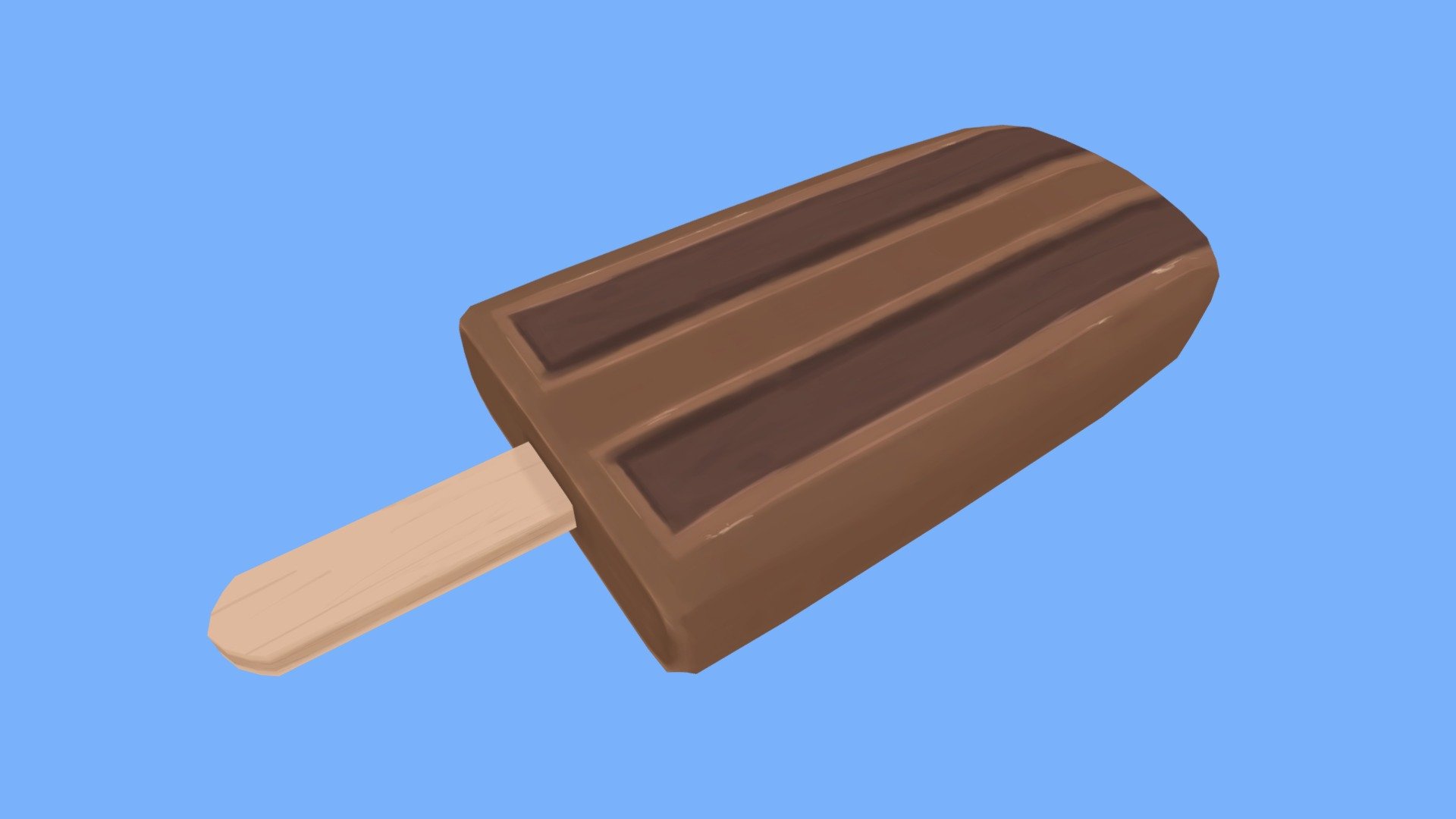 Handpainted Chocolate Popsicle