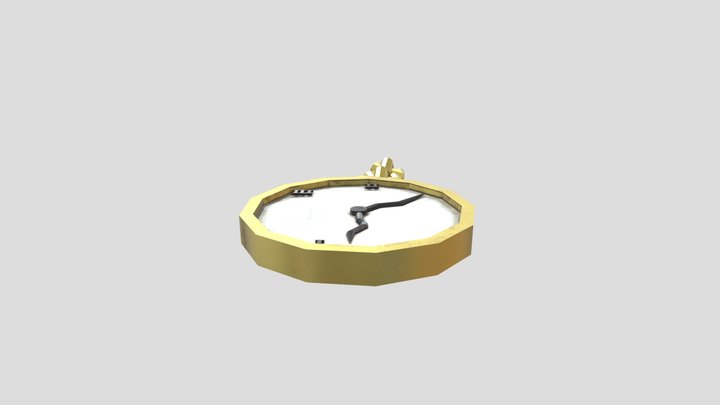 An Odd Pocket Watch 3D Model