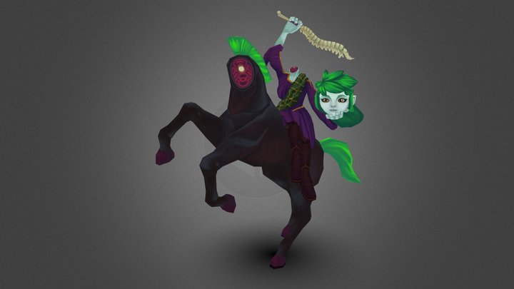 The Dullahan Rides Forth 3D Model