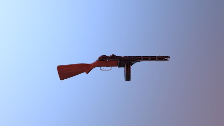 PPSH-40 – Modello 3D gratuito STL