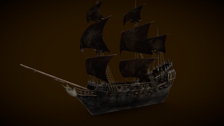 Black Pearl 3D Model