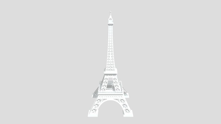 Torre Eiffel 3D Model