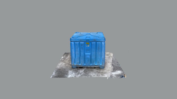 CO2 - Dry Ice - Container - Industrial 3D Model