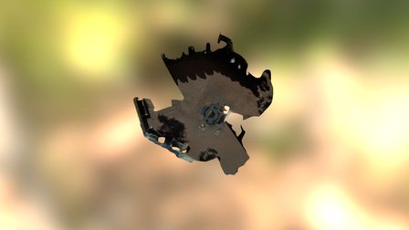 Picnic Table Obj 3D Model