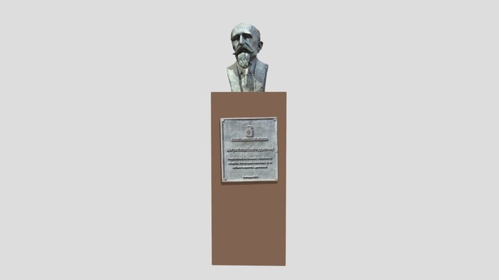 Busto de Don José Echegaray y Eizaguirre 3D Model