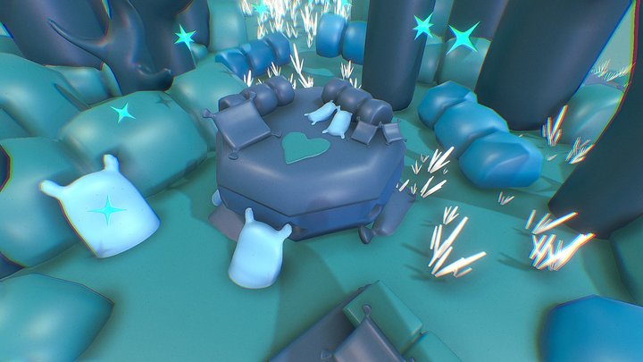 Pillow Forest 3D Model