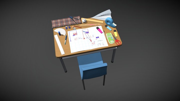 Pen Pals Modular Assets 3D Model