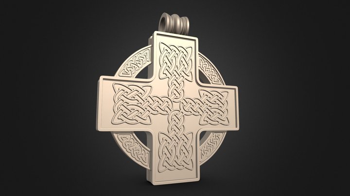 Celtic Cross - Vikings model to print Part 02 3D Model