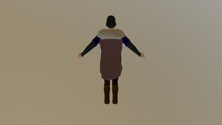 Warrior's Innkeeper 3D Model