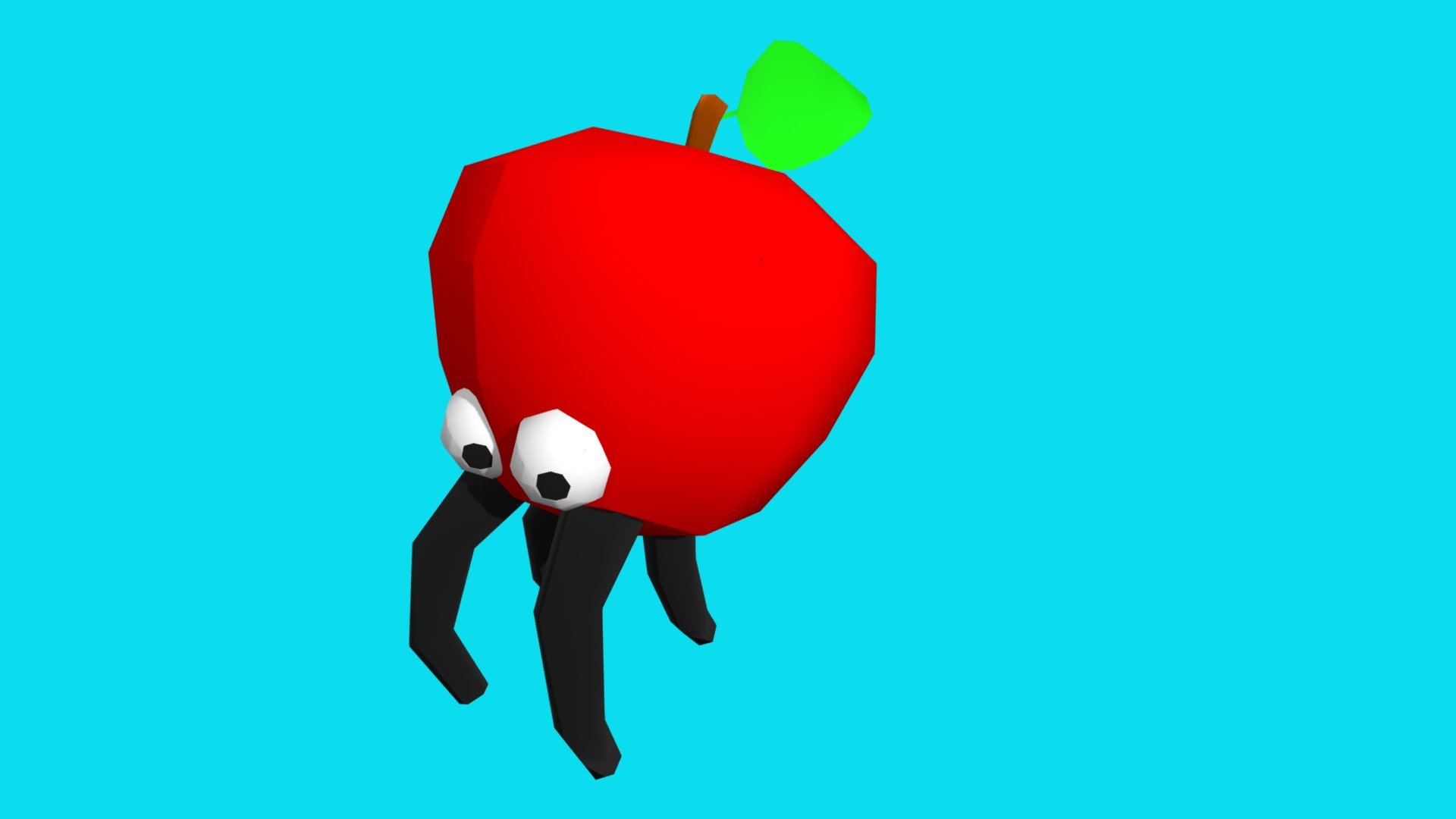 Rigged Apple Character