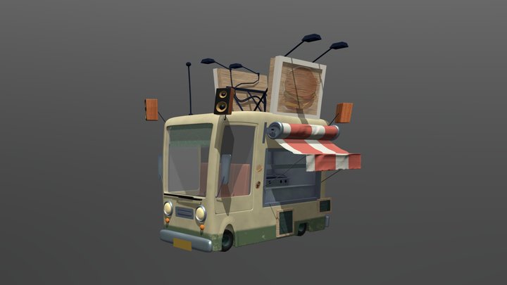Food Truck 3D Model