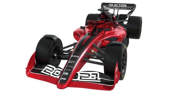 F1 2021 3d Car 3D Model