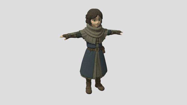 Janice High Poly 3D Model