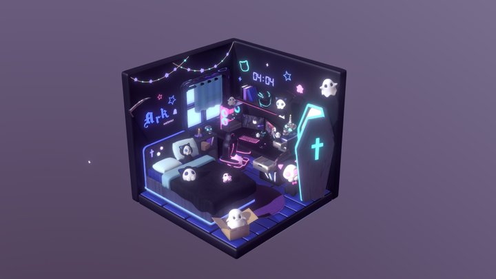 มุแง้น bedroom 3D Model