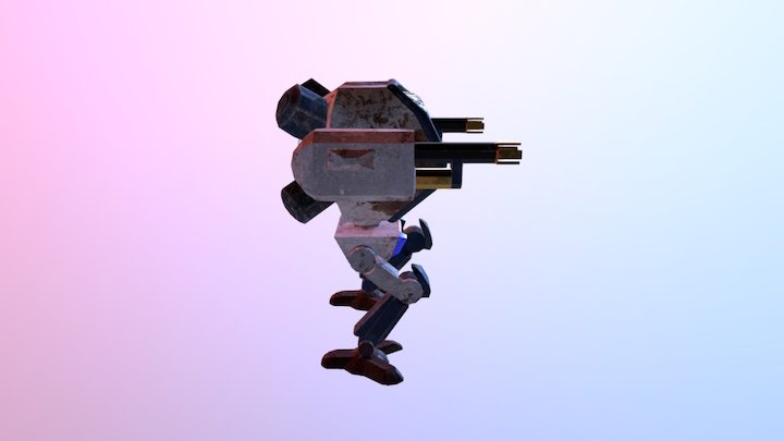 Police Mech 3D Model