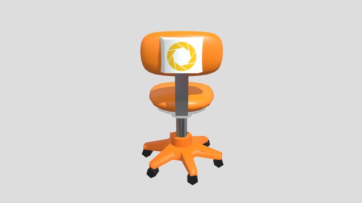 Chair Aperture Science 3D Model