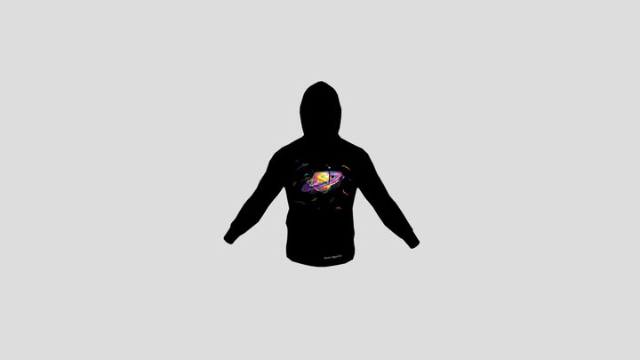 4.3.23 Hoodie Walking 360 2 3D Model