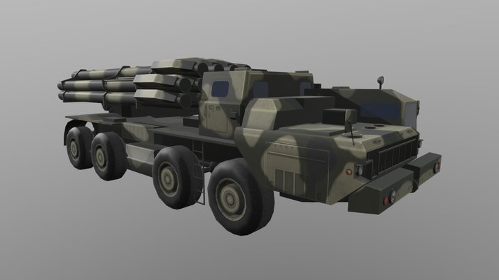 Smerch 3D Model