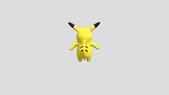 Pikachufinalwork 3D Model