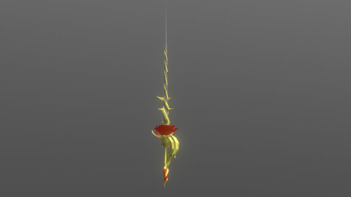 Gold Thorn 3D Model