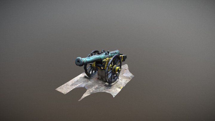 Napoleon Era Canon - Germany 3D Model