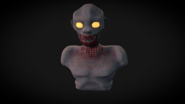 Ghoul's bust 3D Model