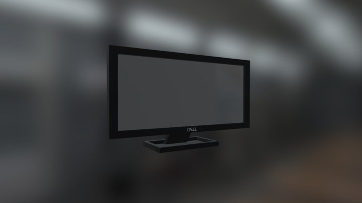 Computer Dell Screen 3D Model
