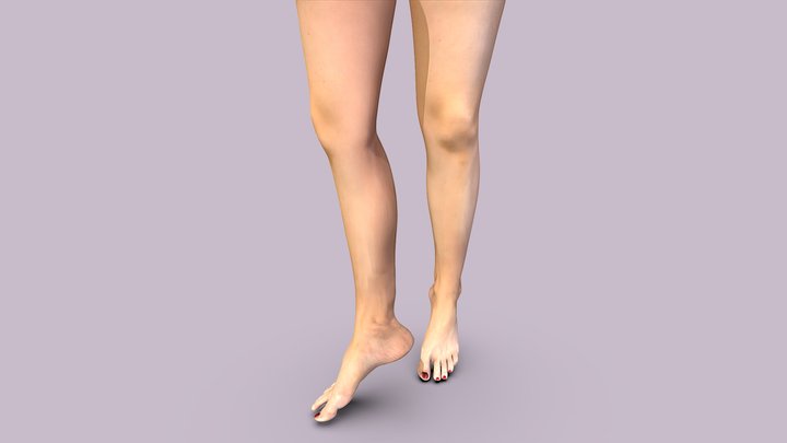 Female Legs 3D Model