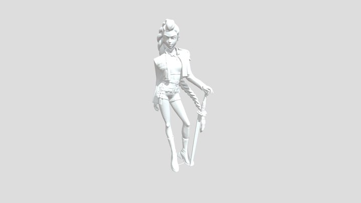 Violet Blade 3D Model