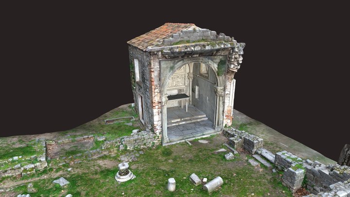 Benedictine Monastery Of St. Eufemije, Split 3D Model
