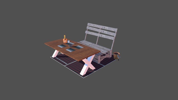 DAE 5 Finished props - Cartagena 3D Model