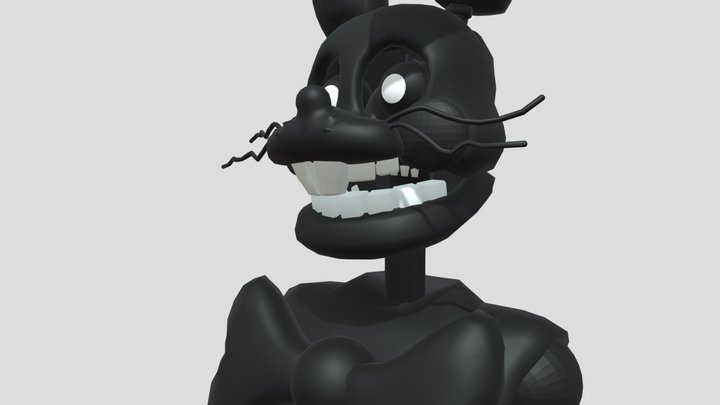Stylized Shadow Bonnie 3D Model