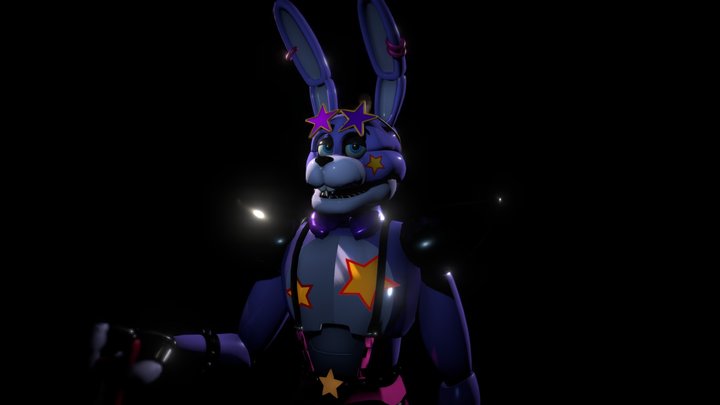 Fixed Glamrock Bonnie - 3D model by rogildodaatrito (@rogildodaatrito)  [ed76b8b]