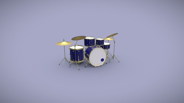 Drums 3D Model