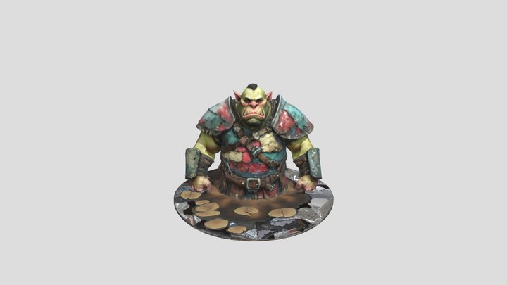 Patchwork Warlord of the Mire 3D Model