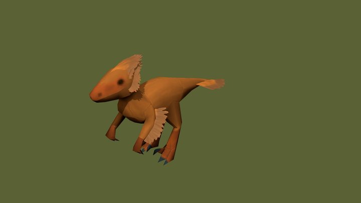 Deinonychus 3D Model