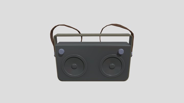 boomboxlow_tria_hard 3D Model