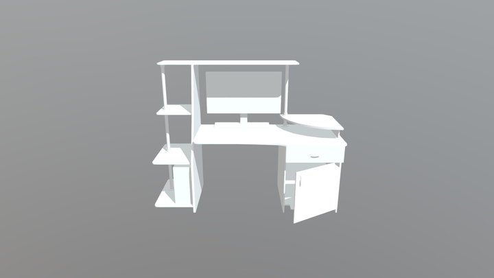 Work Table 3D Model