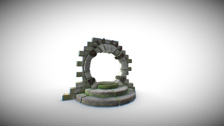 Arche médievale à Vortex 3D Model