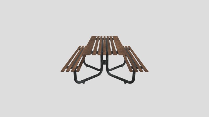 picnic table 3D Model