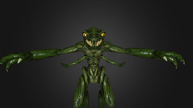 Alien Grunt 3D Model