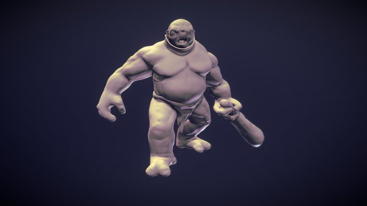 Cave Troll 3D Model