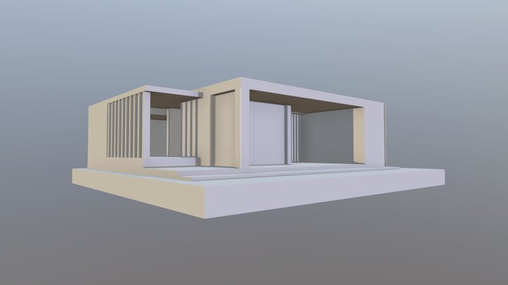 001 House Model 3D Model