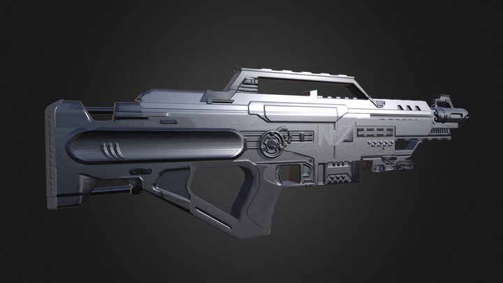 N7 ASSAULT RIFLE 3D Model