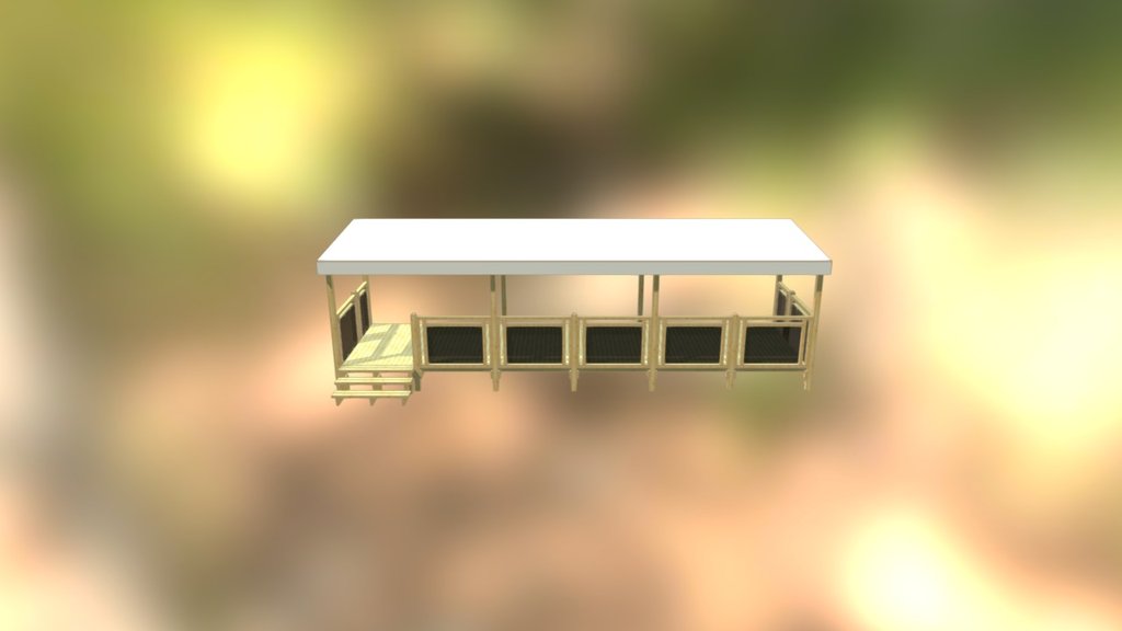 Terrasse couverte 9,00x2,60m