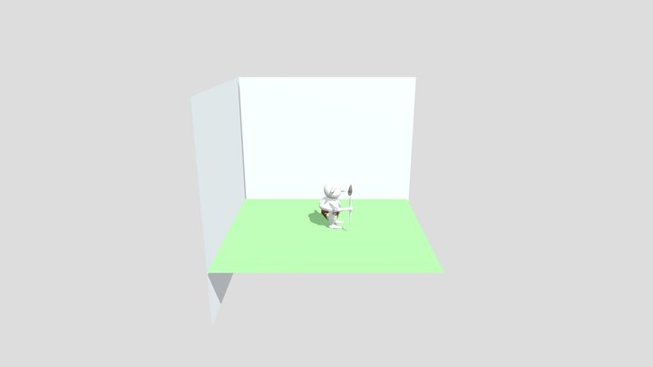 Gnomo guardia 3D Model