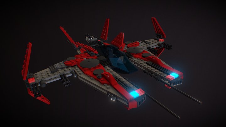 Lego Starfighter 3D Model