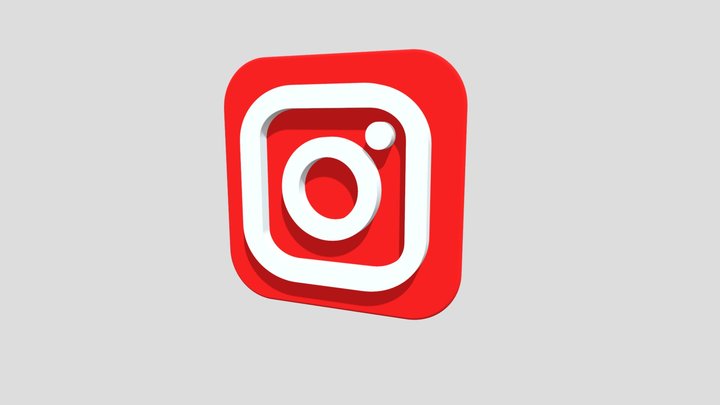Instagram 3d 3D Model