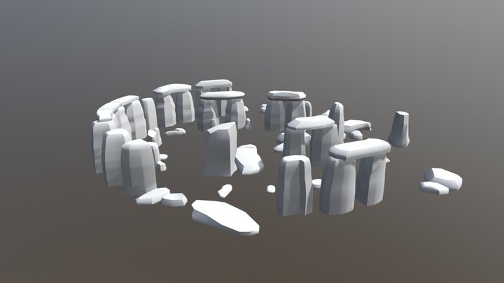 Stonehenge Jennings Export 3D Model