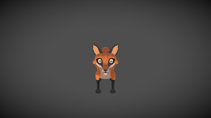 Fox 3D Model